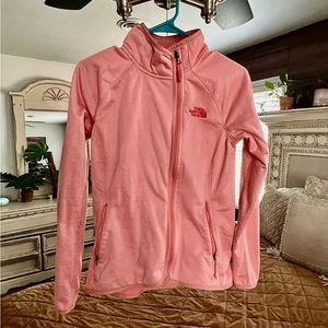 The North Face Zip Up Jacket Womens Small Samon Pink Orange